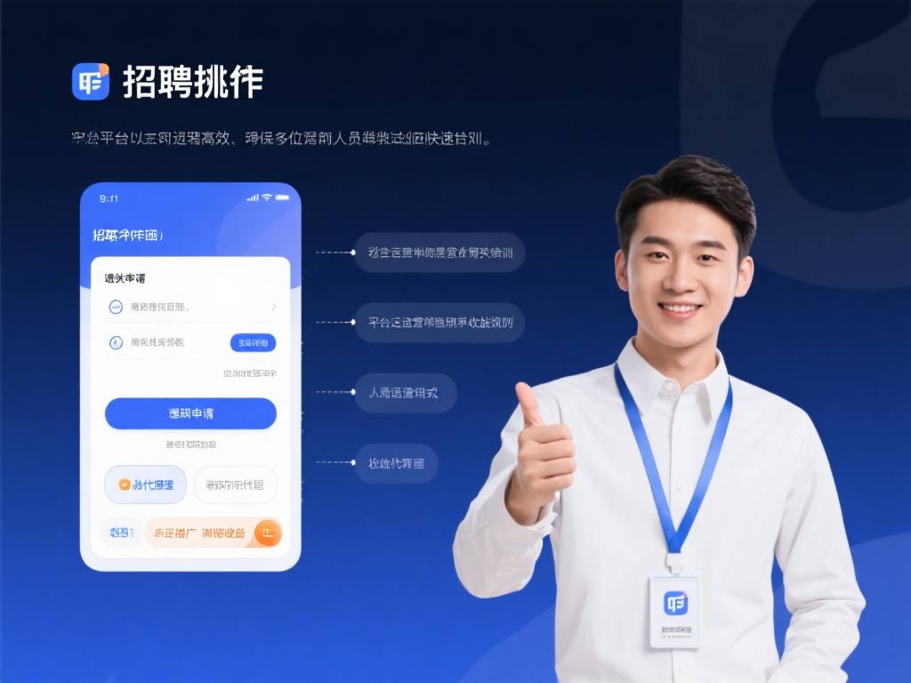 招聘流程也十分简单明了：首先提交申请，平台会对你的